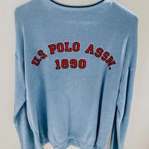 Blue Polo sweater